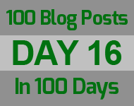 100 blog posts in 100 days challenge