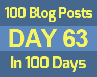 63rd blog post of 100