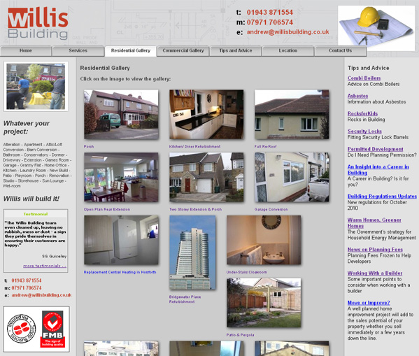 Willis Building Website