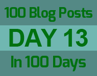 Day 13 100 blogs in 100 days challenge