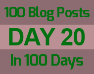 20 Days Of None Stop Blogging